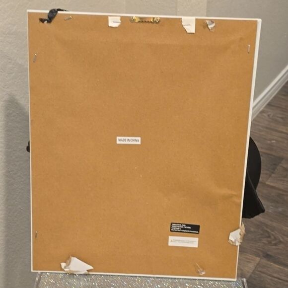 Altered Art "He's Friendly, I Am Not" Framed Canvas Wall Decor - Picture 5 of 6